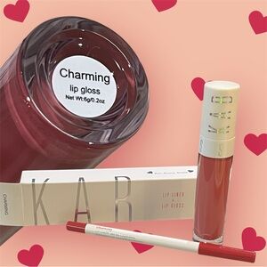 KAB Cosmetics “Charming” Lip Duo Kit - Lip Liner & Lip Gloss - NEW IN BOX